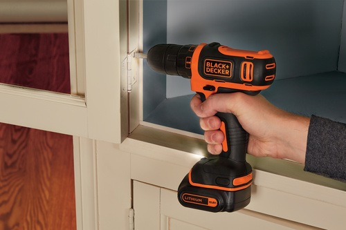 Black and Decker - 108V Ultra compacte Lithium Ion accuschroefboormachine in koffer - BDCDD12KB