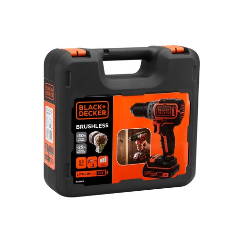 Black and Decker - 18V Brushless accuschroefboormachine - BL186K1B
