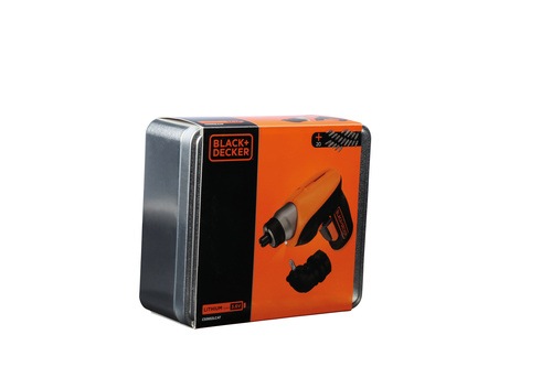 Black and Decker - NL 36V Lithium Screwdriver with rightangle attachment 20 accessories and storage tin - CS3652LCAT
