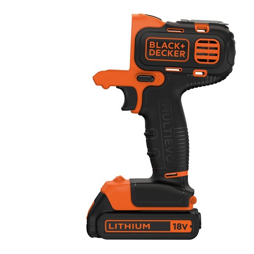 18V Lithium Ion accu schroefboormachine met uitbreidingsmogelijkheden voor  andere toepassingen (multitool) - MT218K | BLACK+DECKER