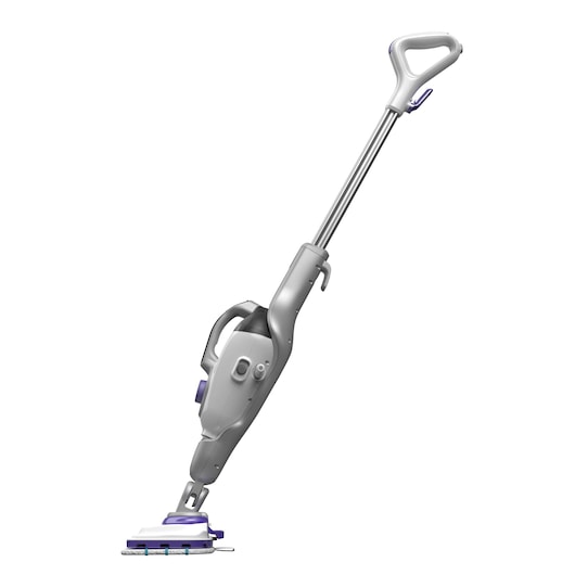 1600W Steam-mop met SteaMitt, deltavoet en 17 accessoires