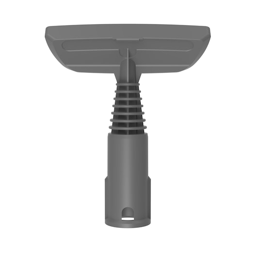BLACKDECKER BHSMP2314 gray plastic vacuum accessory tool front angle on white background.