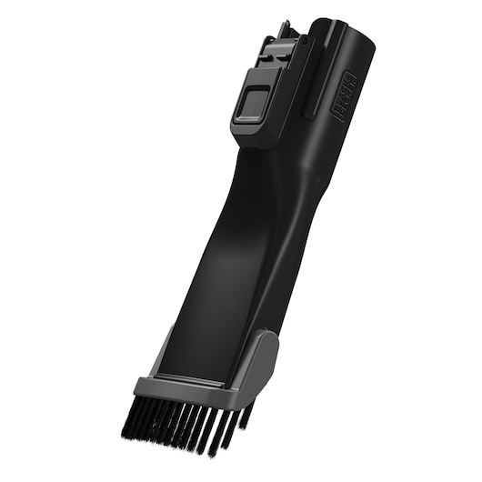 BLACK+DECKER BSV520BRP vacuum cleaner brush attachment, black, shown at an angled front view on white background.