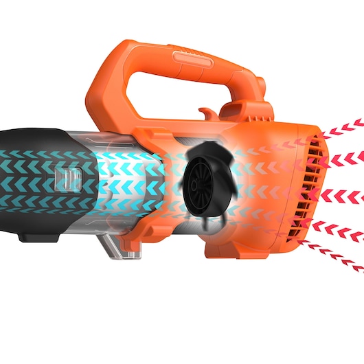 18V Axiale bladblazer (zonder accu)