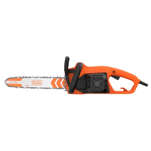 BLACK+DECKER corded chainsaw with 35cm bar length